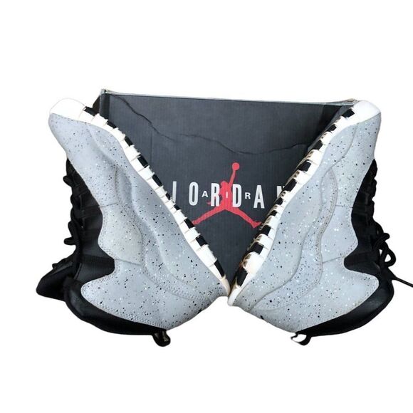Rare 2018 air jordan 10 retro light smoke grey 'Cement' with box - Picture 14 of 16